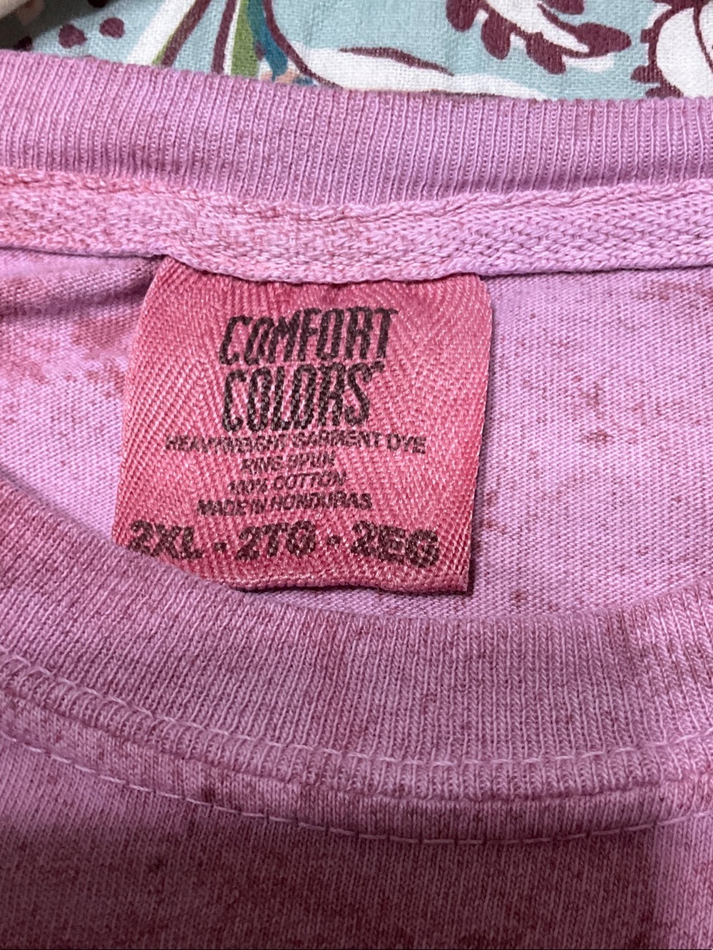Comfort Colors Pink Tie-Dye Christmas Truck Tee - Picture 3 of 9